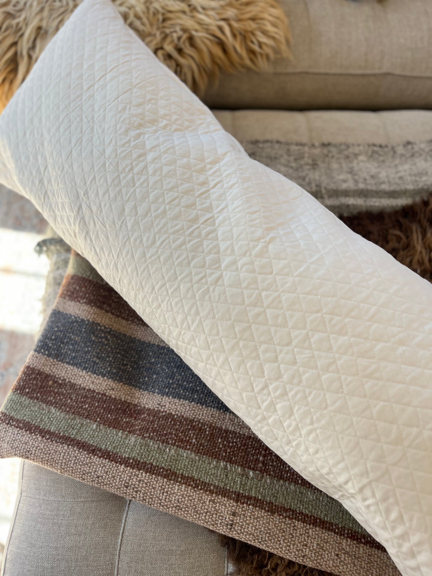 Handwoven Wool Pillow