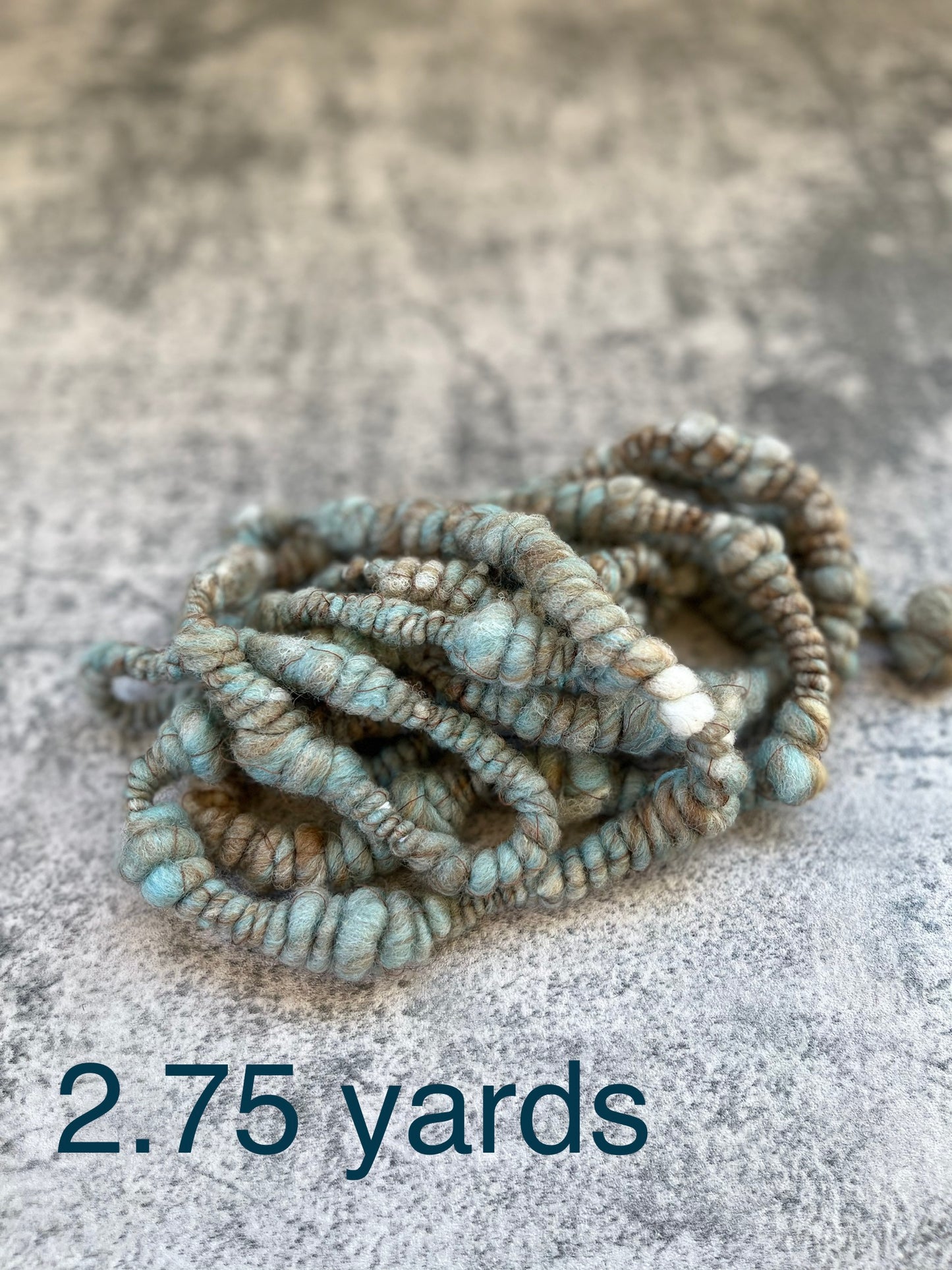 Hand Spun Art Yarn- Southwest Neutrals