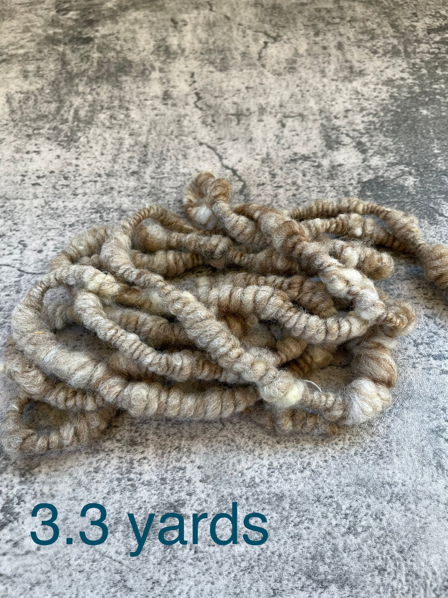 Hand Spun Art Yarn- Southwest Neutrals