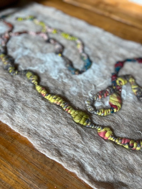 Hand Felted Wool Table Runner