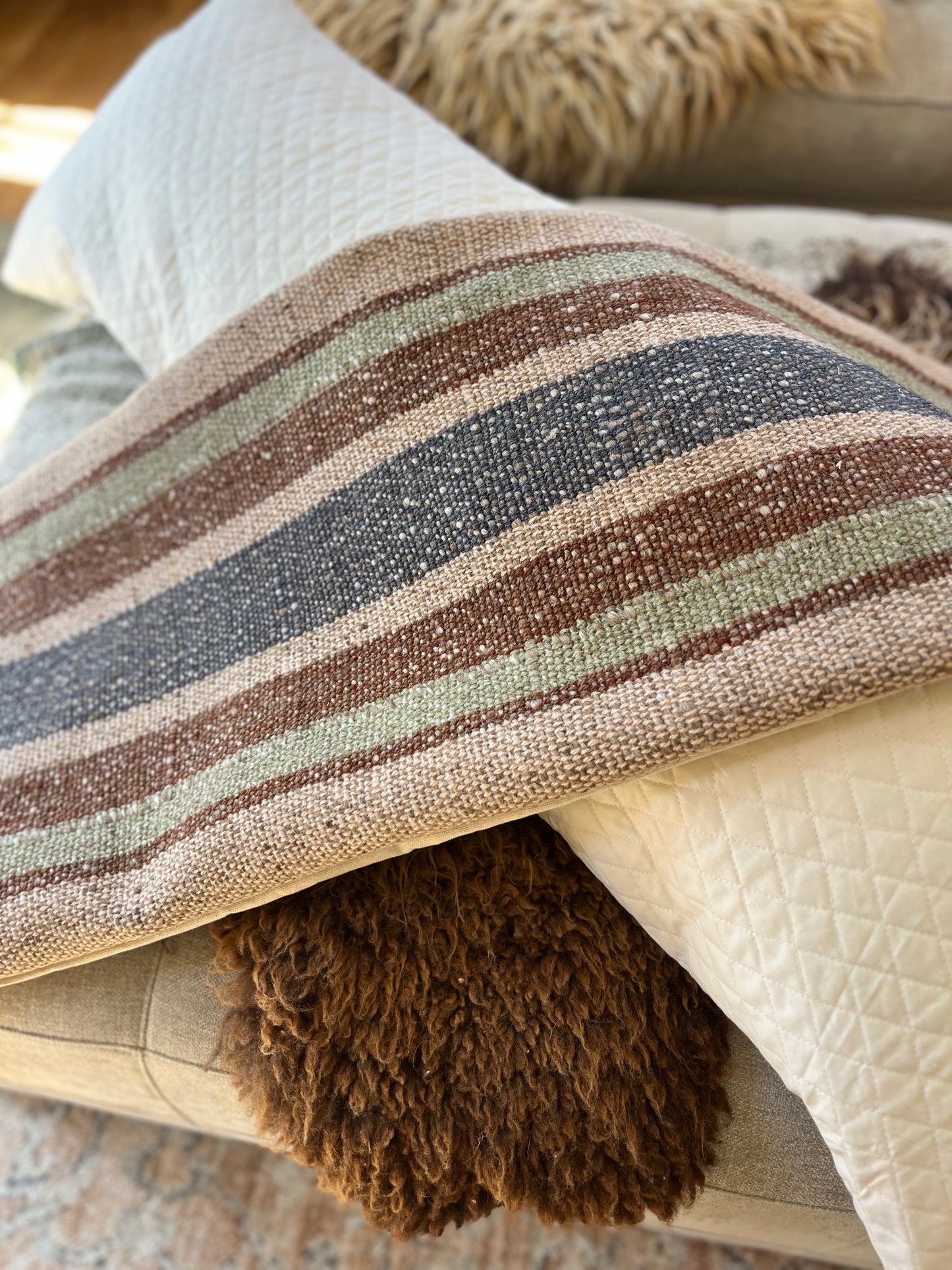 Handwoven Wool Pillow