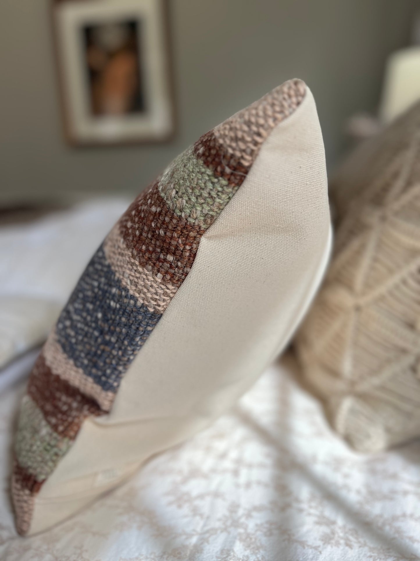 Handwoven Wool Pillow