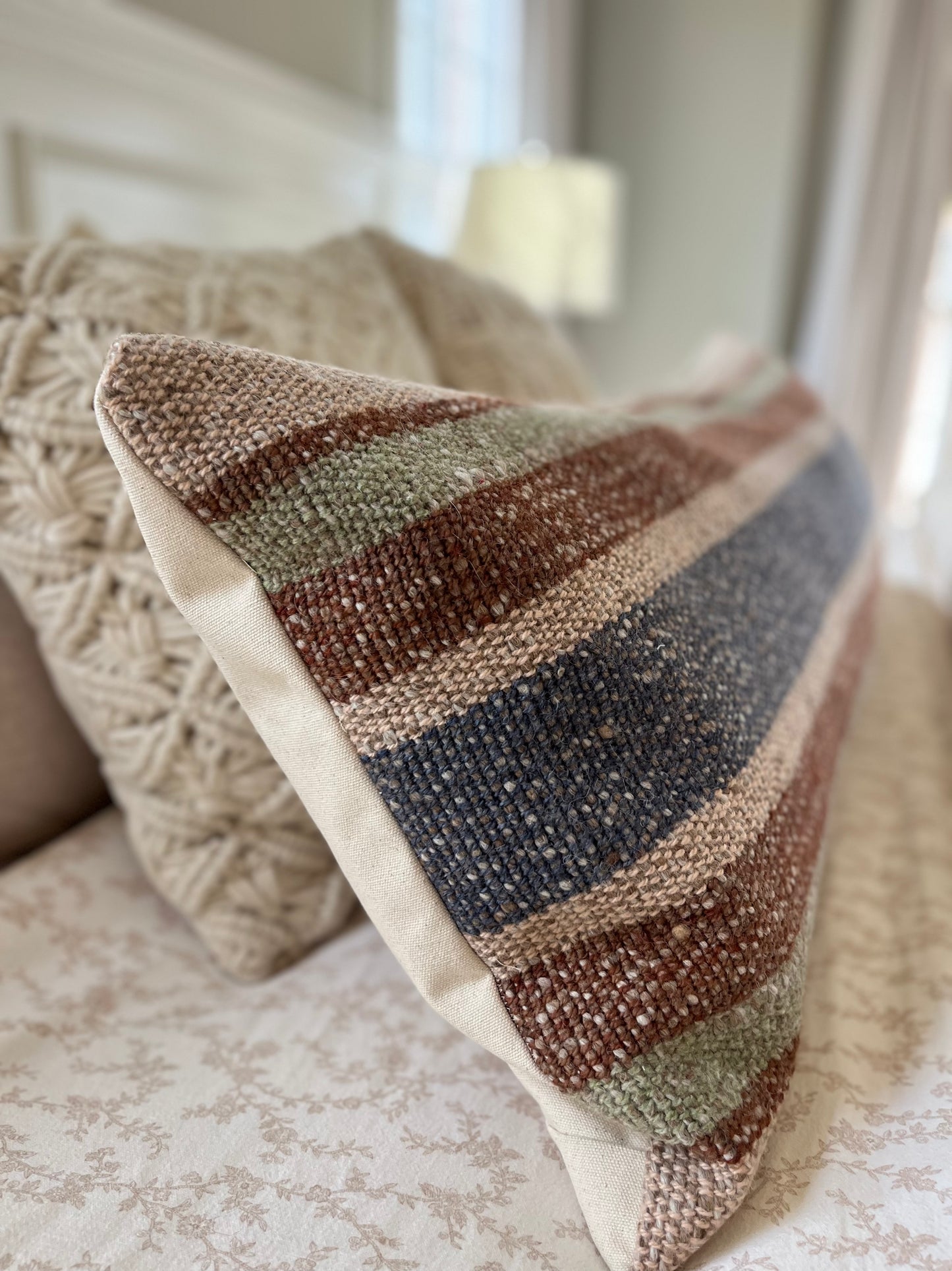 Handwoven Wool Pillow