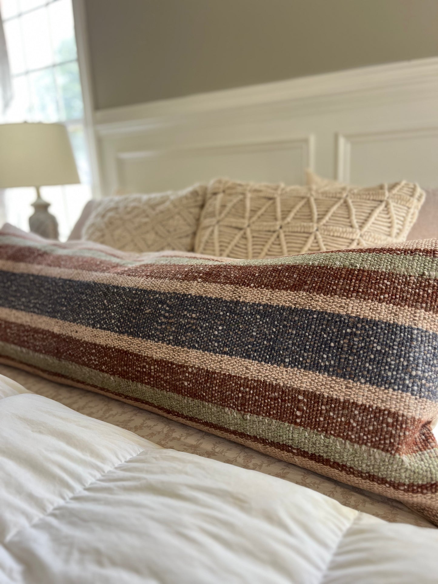 Handwoven Wool Pillow