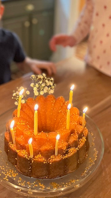 Tall Hand-Dipped Beeswax Birthday Candles (Set of 10)