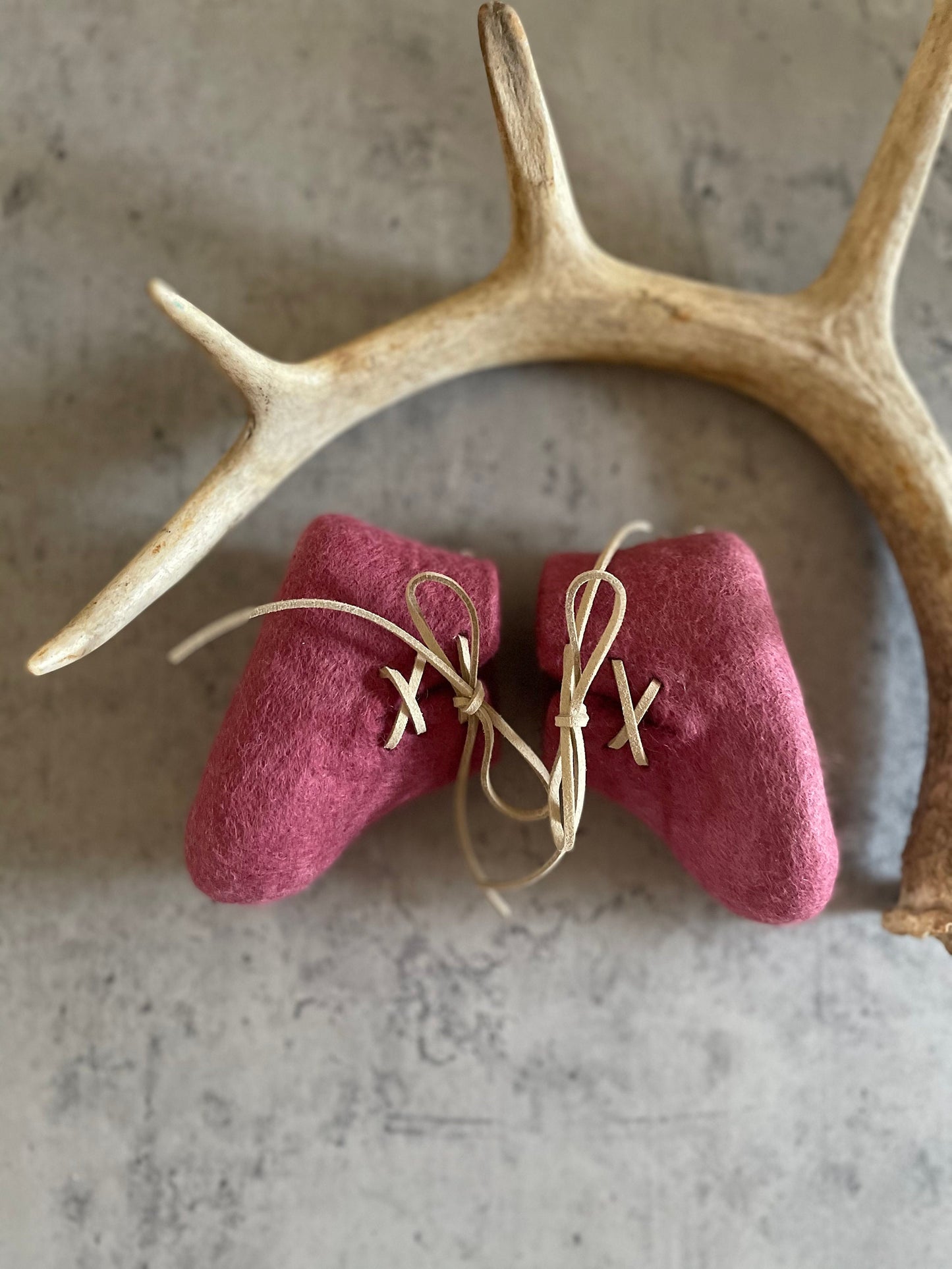 The Piedmont: Handmade Felted Wool Baby Booties For Infants